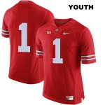 Youth NCAA Ohio State Buckeyes Johnnie Dixon #1 College Stitched No Name Authentic Nike Red Football Jersey CT20F36IP